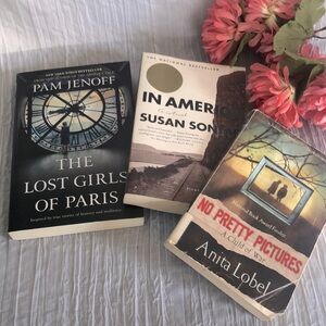 LOST GIRLS OF PARIS, IN AMERICA, NO PRETTY PICTURES, mystery paperback books